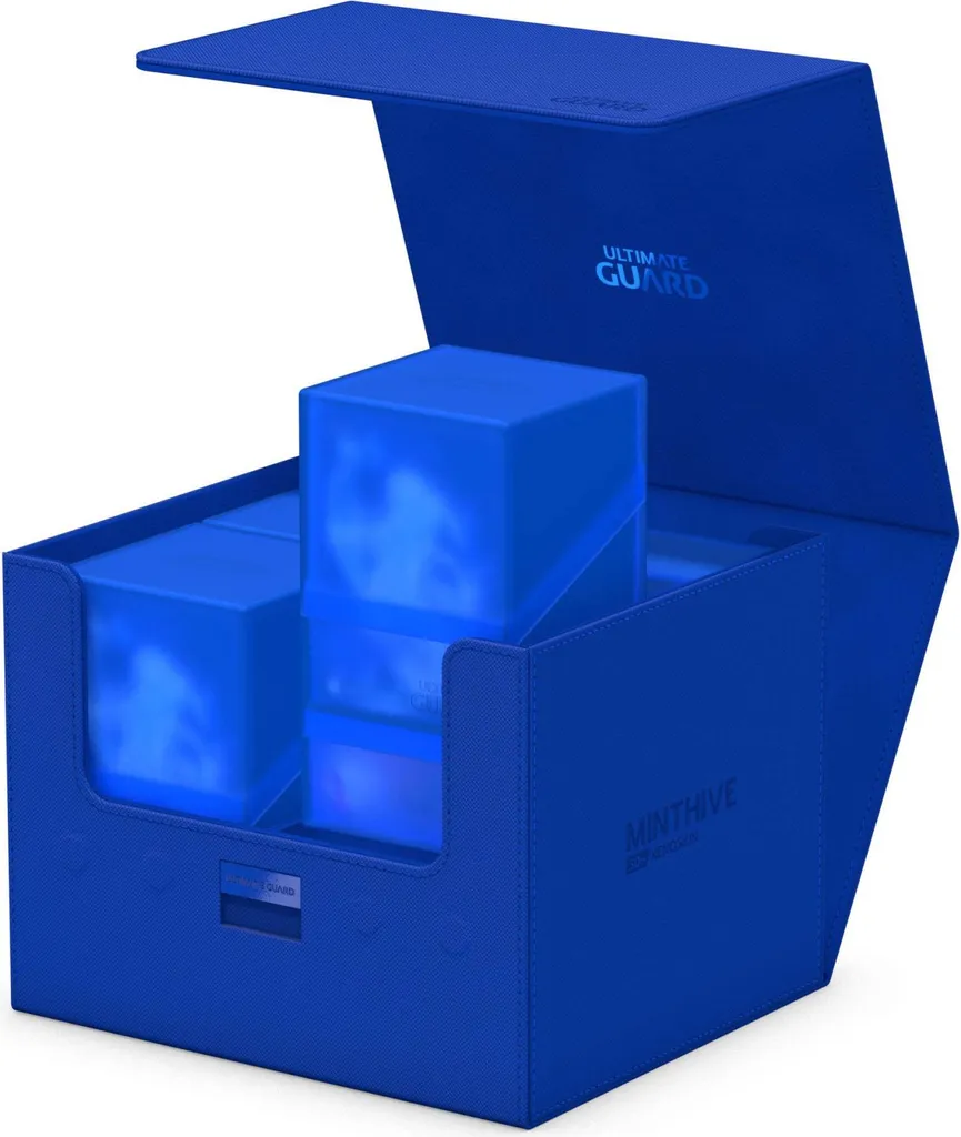Ultimate Guard Minthive 30+ Bleu : Boîte de Rangement pour Cartes Gradées