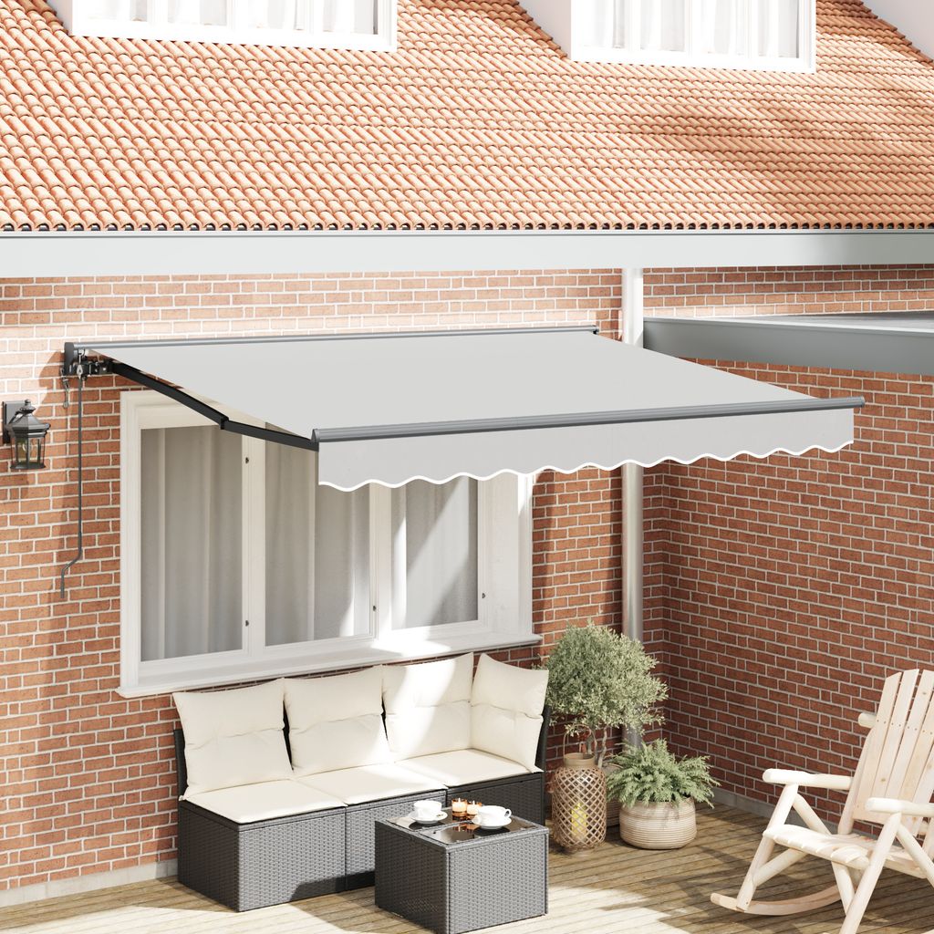 elektrischer Markisenrahmen Rückziehbar 3x2 cm Metall, Garten-Sonnenschutz Zubehör DesignMöbel Neu
