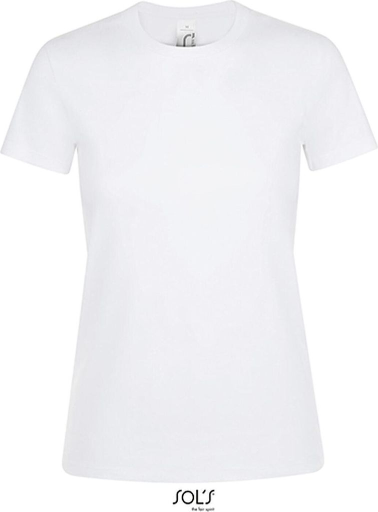 SOLs 01825 | Damen Regent T-Shirt / Halbgekämmte ringgesponnene Baumwolle - Farbe: White - Größe: S
