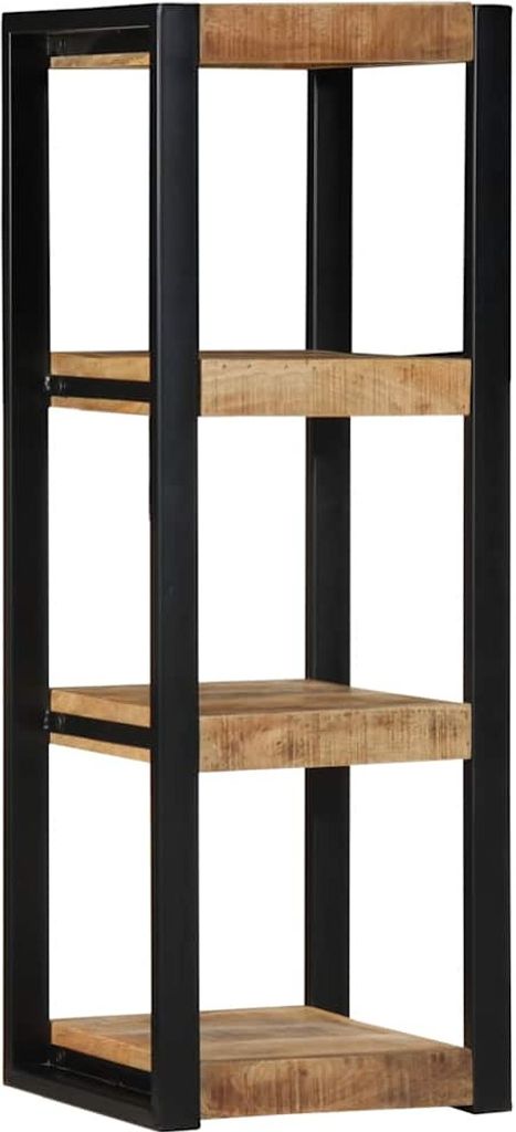 Best Möbel Wandregal 35x35x100 cm Raues Massivholz Mango - Wandregale"2025"52631