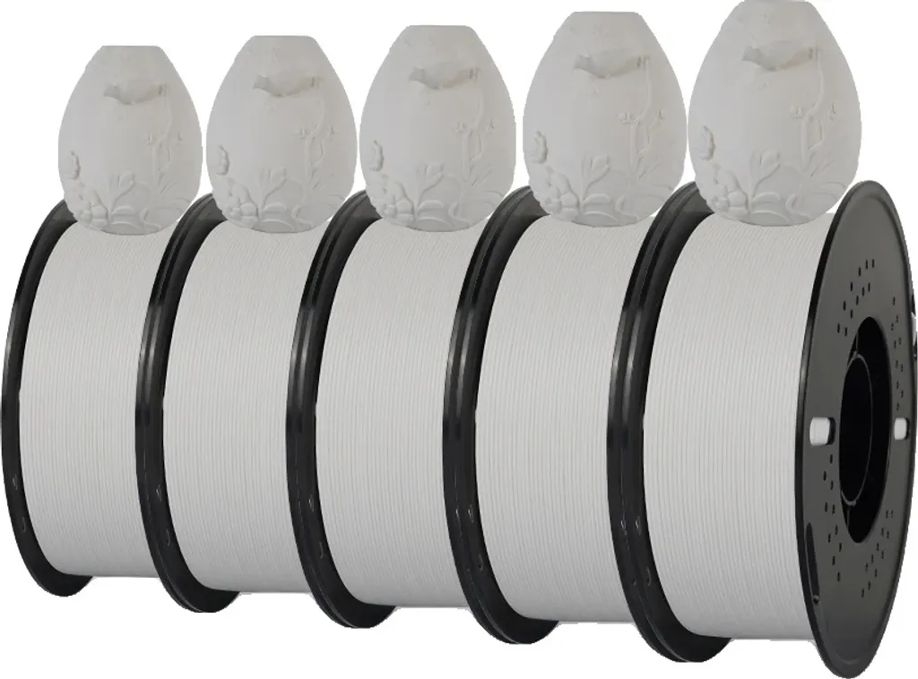 Filamento PLA Opaco 1.75mm Bianco - PLA Matte Professionale per Stampa 3D
