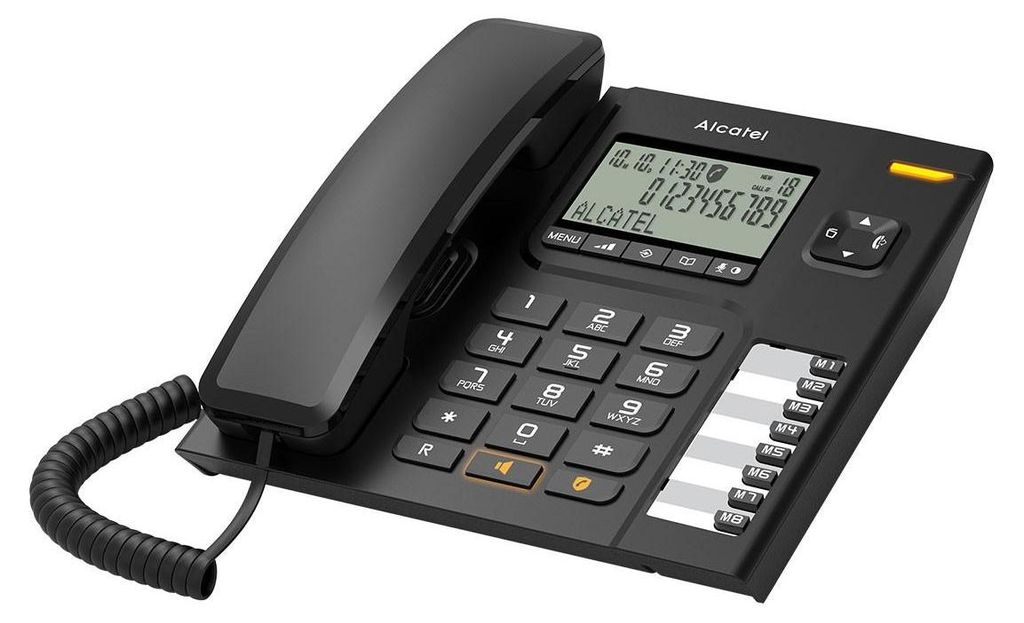 ALCATEL T78 - Téléphone filaire Noir - clavier FR - Qualité Image du produit 