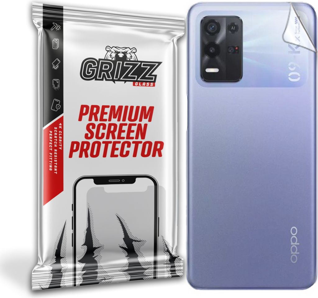Folie für die Rückseite GrizzGlass SatinSkin für Oppo K9x