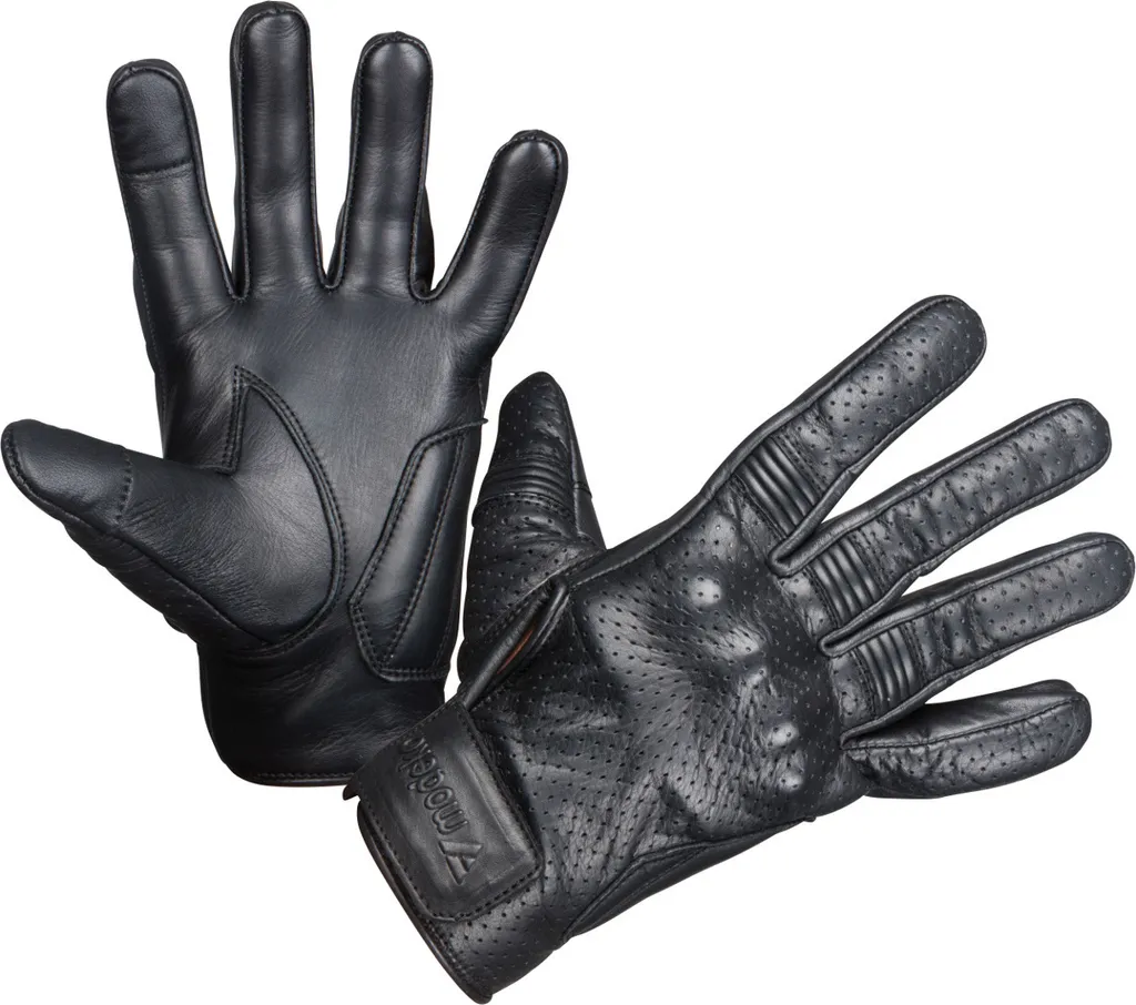 Gants moto Modeka Hot Two noirs - Évitez la fatigue des mains taille 12