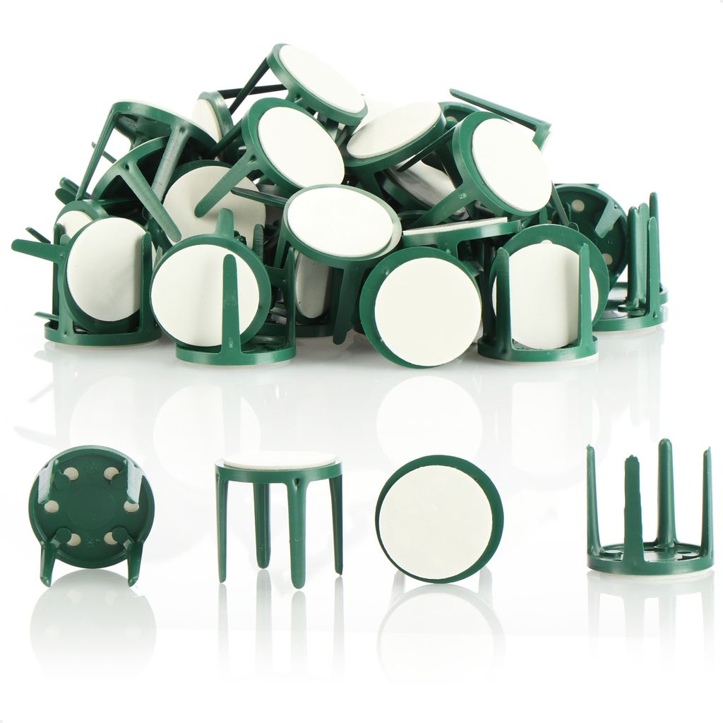 com-four® 50x Pinholder mit Klebepad - Gesteckhalter zum Produktbild 