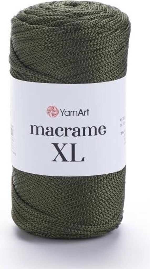 YarnArt Makramee XL 3 mm – Farbe 164 Khaki | Robustes Produktbild 