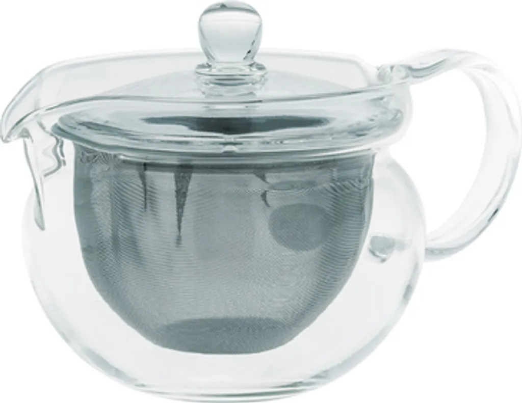 Théière en verre avec filtre inox Chacha Maru 300ml pour infusion