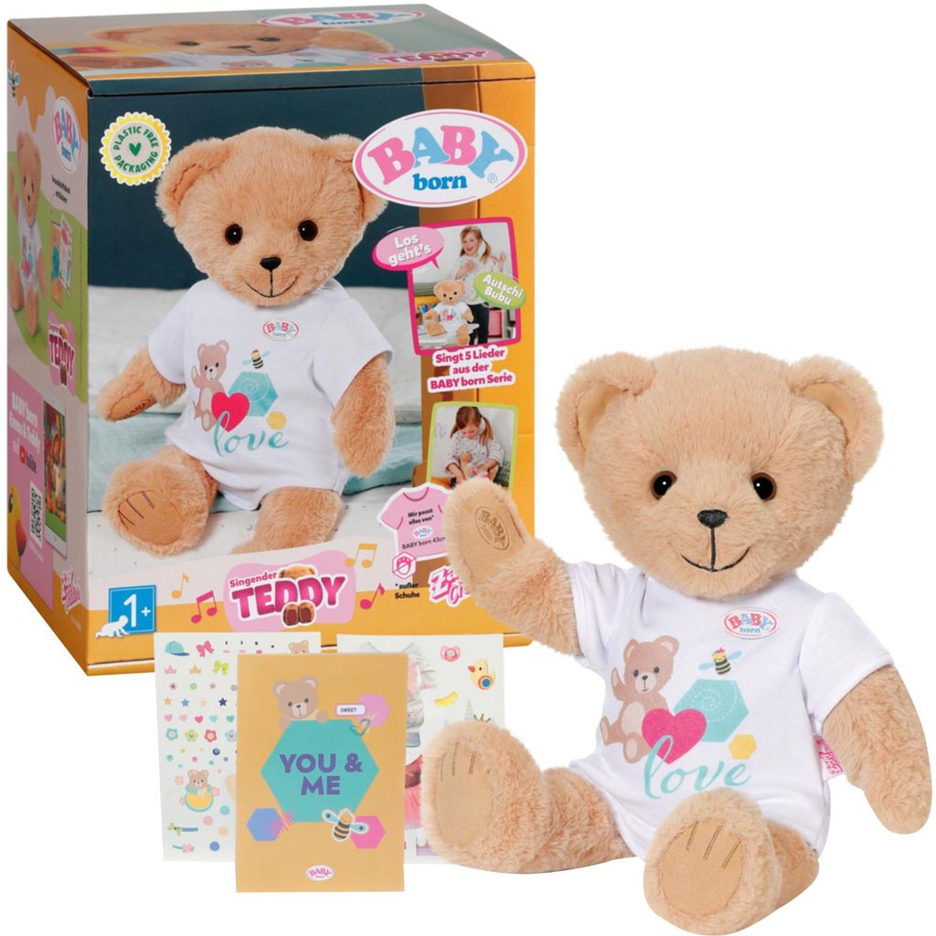 BABY born @ Singing Teddy (german version), Niedźwiedź Zdjęcie produktu 