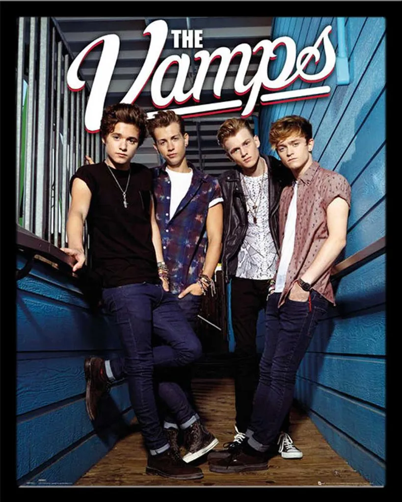 Mini Poster The Vamps sous Cadre Amovible Shinsuke Vitre Acrylique