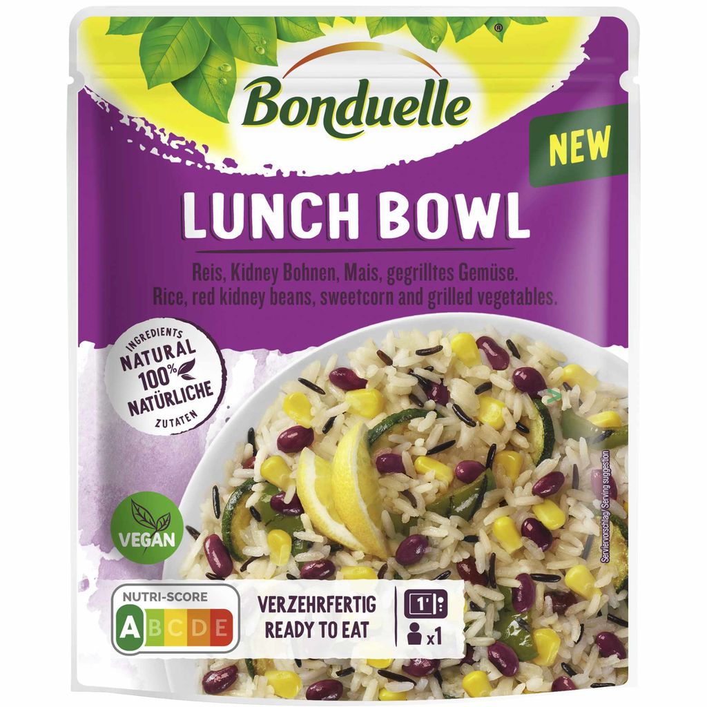 Bonduelle Lunchbox Rijst (250g verpakking) Productafbeelding 