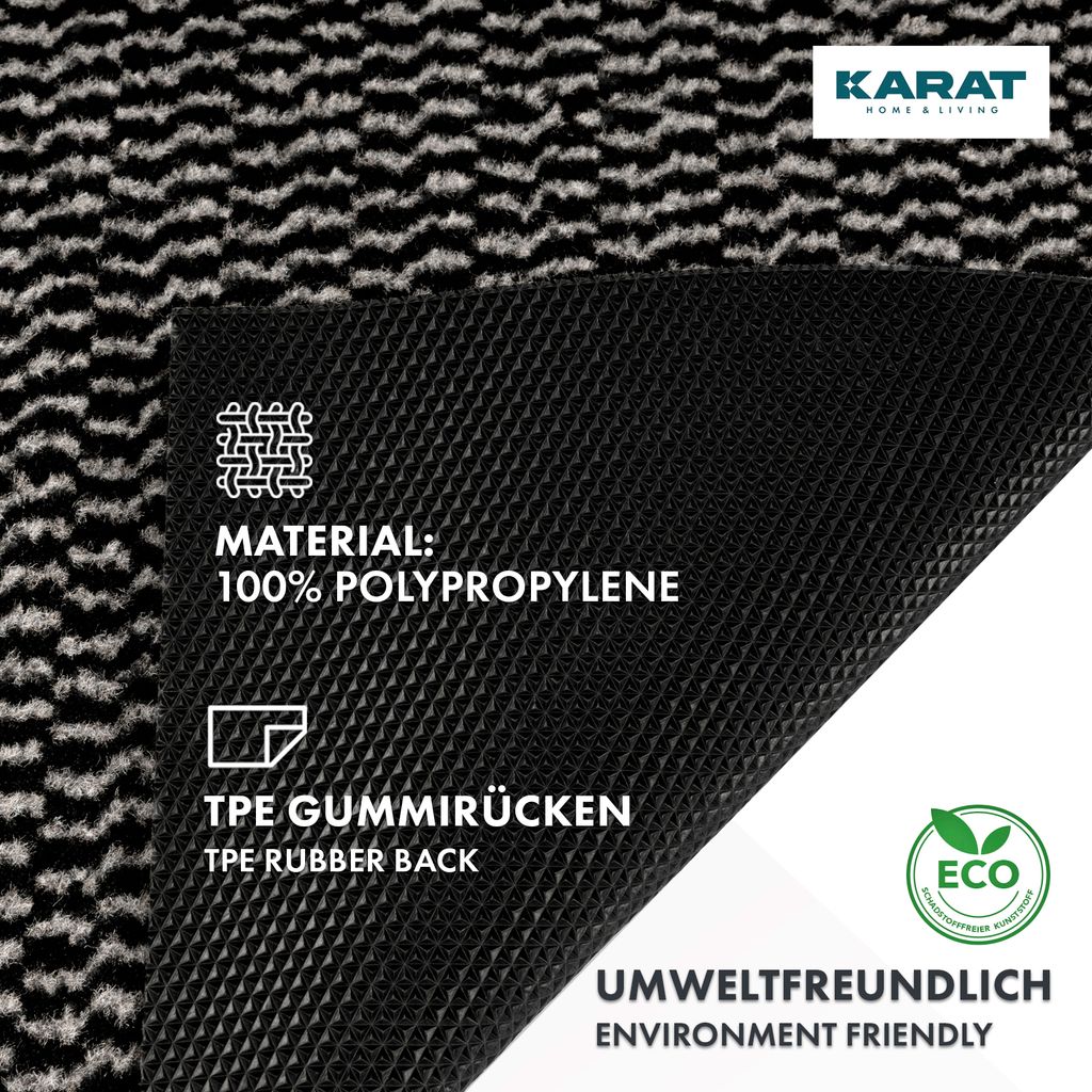 Schmutzfangmatte Melange Türvorleger für innen und außen Produktbild 4