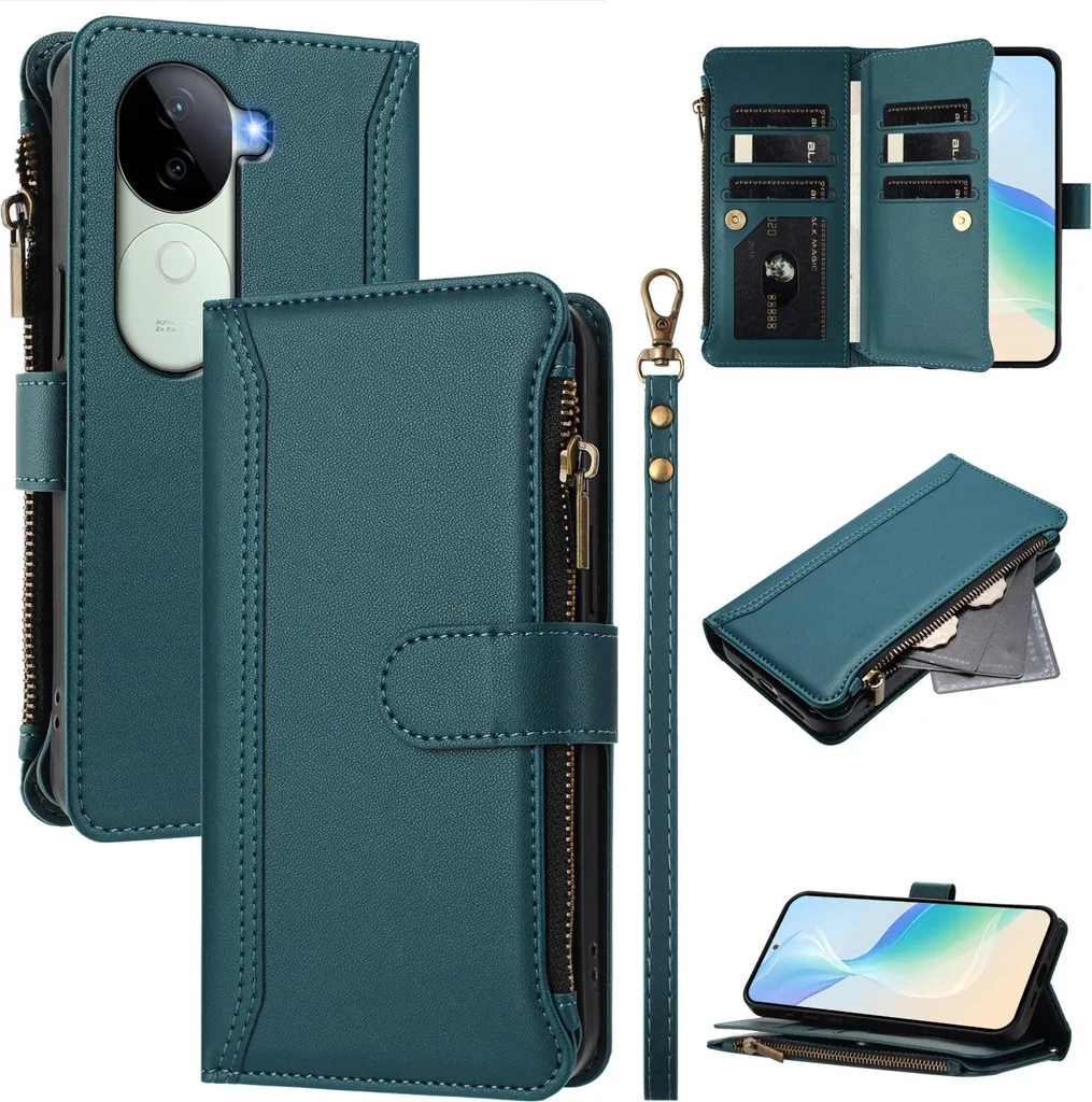 Custodia per Doogee V40 Pro Portafoglio Custodia magnetica in pelle PU