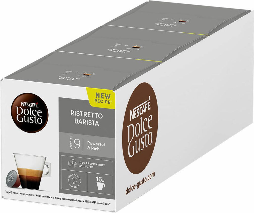 Nescafé Dolce Gusto Ristretto Barista 3er Set, Produktbild 