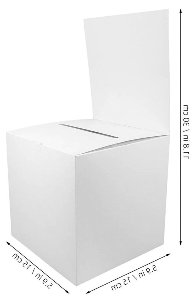 15 Stück Papier Wahlurnen und Spendenboxen für Veranstaltungen