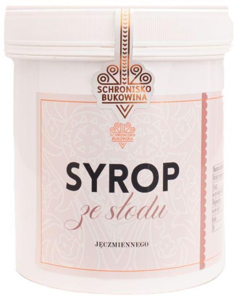 Syrop ze słodu jęczmiennego 700g  - Schronisko Bukowina Zdjęcie produktu 