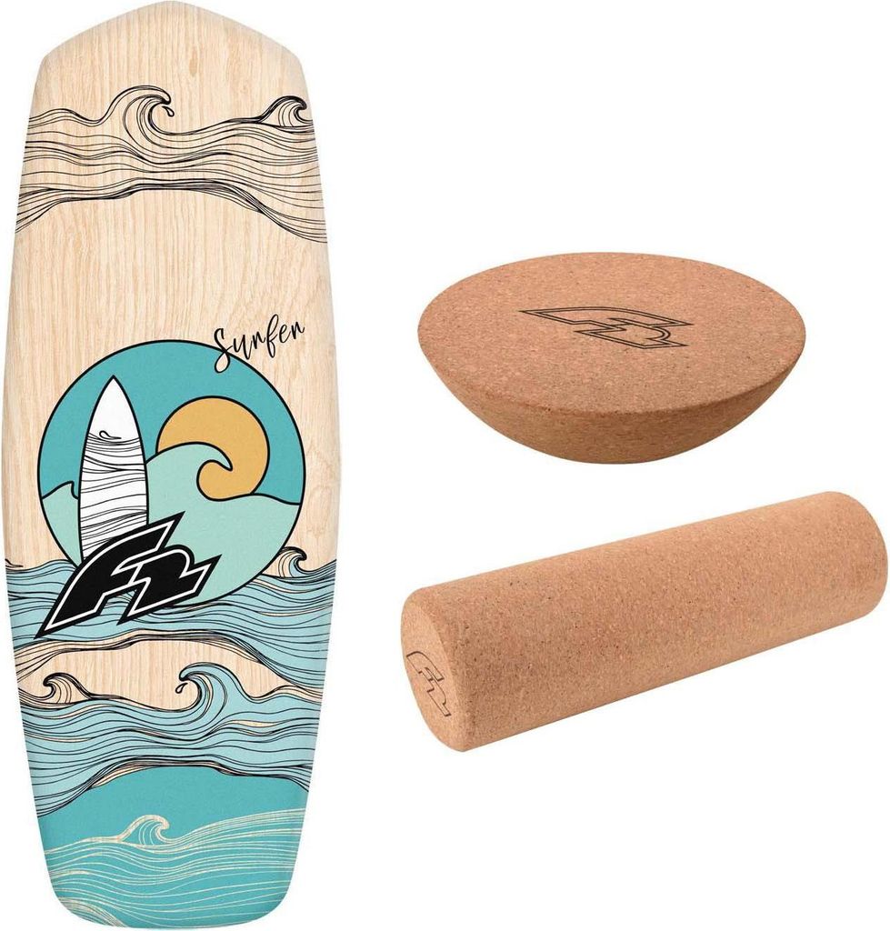 F2 Balance Board kompletny zestaw korkowa półkula do Zdjęcie produktu 
