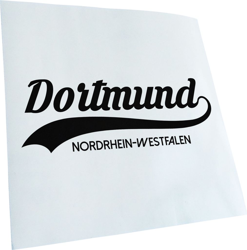 Kiwistar - Autoaufkleber - Dortmund Nordrhein-Westfalen - Neongrün - 20x7cm - Aufkleber für Auto, Laptop, Fahrrad, LKW, Motorrad mehrfarbig JDM D...