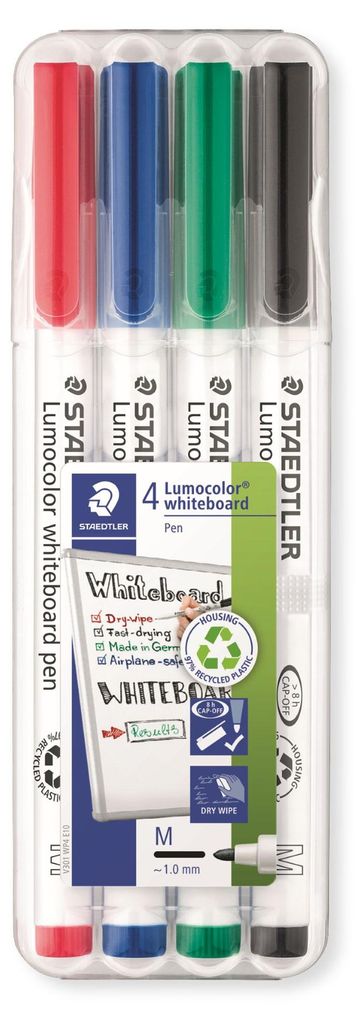 STAEDTLER Crayon pour tableau blanc Lumocolor 4pcs boîte Image du produit 