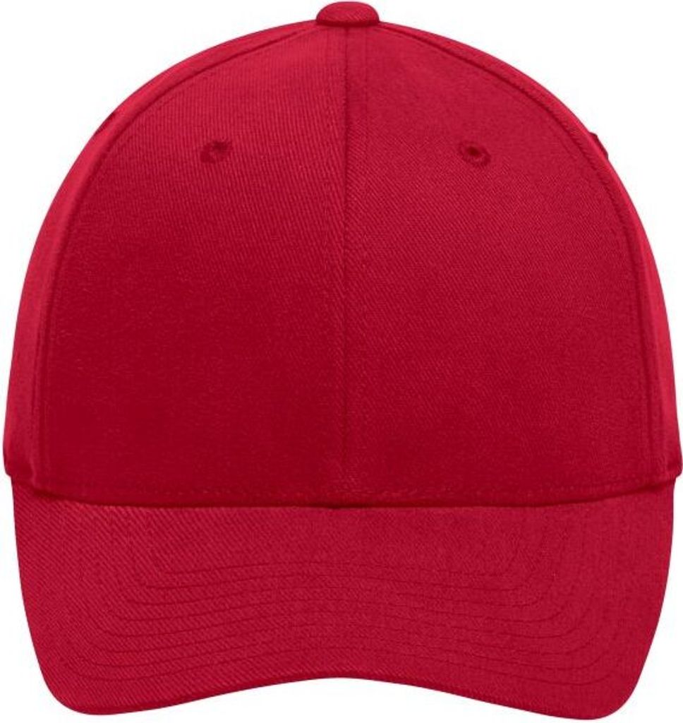 Trendiges 6 Panel Cap ohne Verschluss red, Gr. S/M