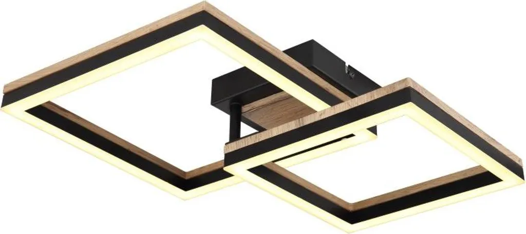 Offerta Plafoniera LED 67297D2 Nera e Legno: Qualità Garantita Soffitto