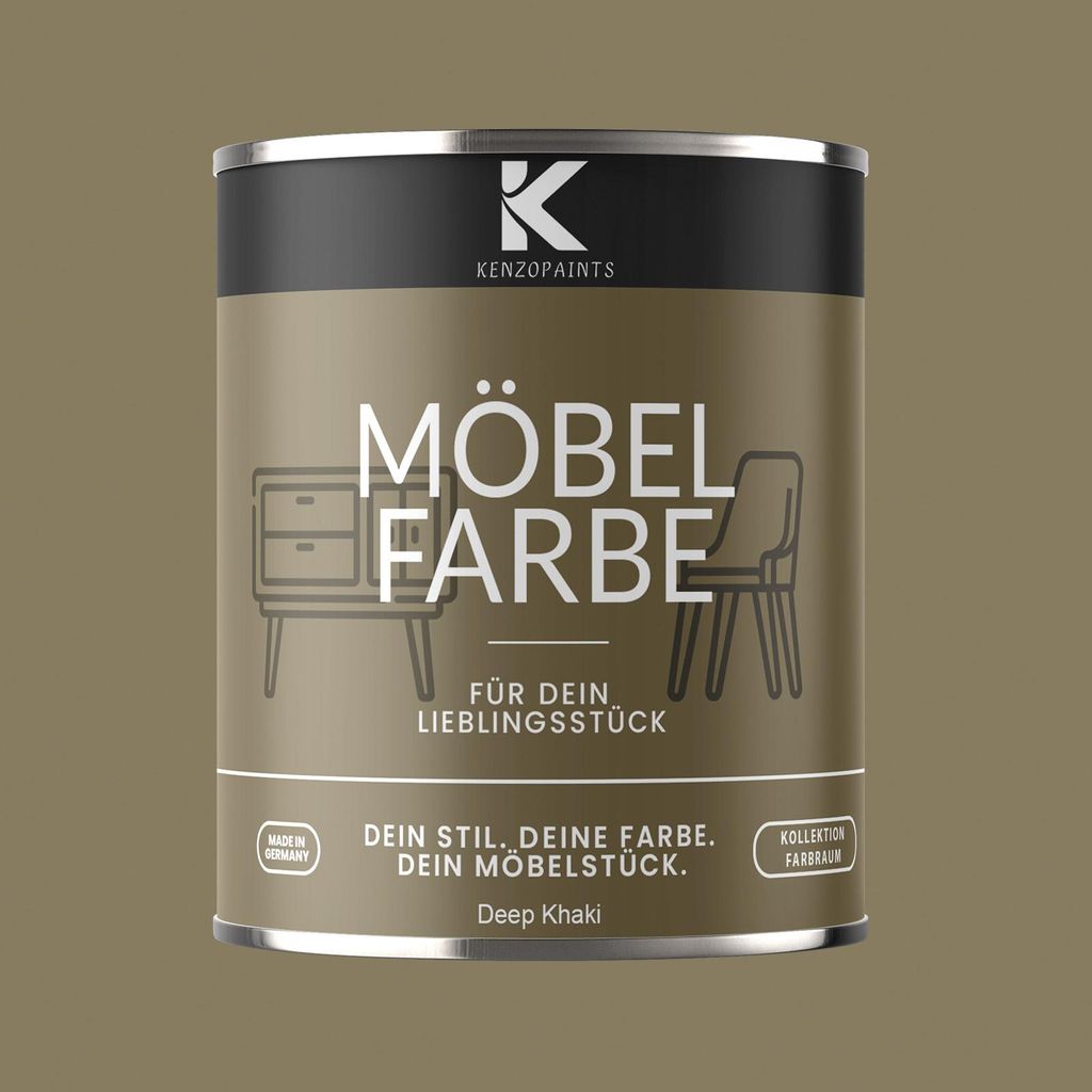 Kenzopaints 750ml Möbelfarbe Möbellack Buntlack Farbraum - Produktbild 