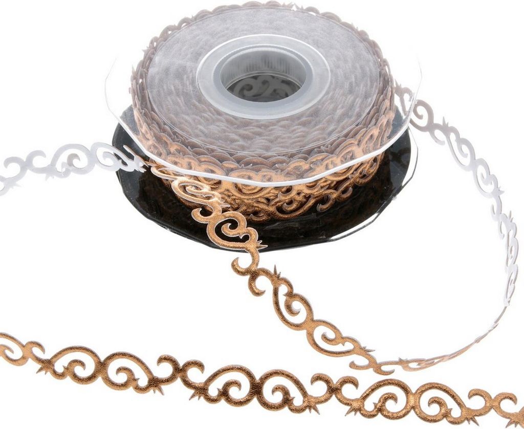 Selbstklebende Minibordüre - kupfer - 10 mm breit - ca. 9,1 m auf der Rolle - 94514 10-R 03