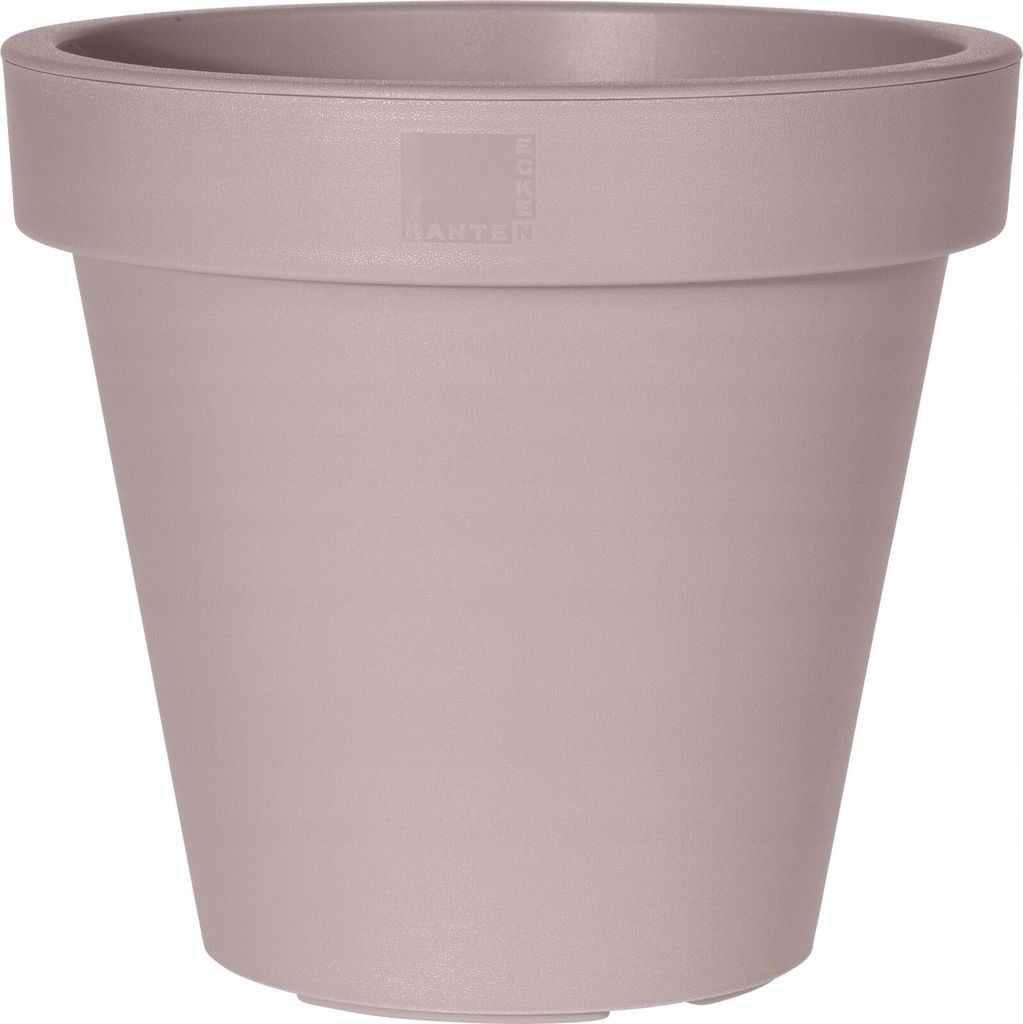 Grande vaso da fiori rotondo, beige, Ø 80 cm, resistente Immagine del prodotto 