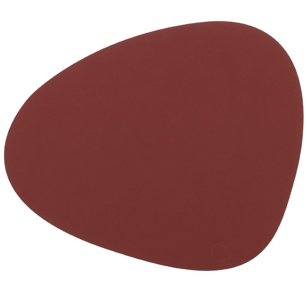 LINDDNA: Platzset TABLEMAT rot Nierenform, 1 Stück