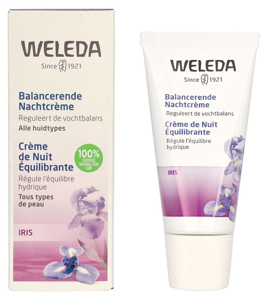All Skin Types Weleda Iris Balancing Night Cream Produktbild 