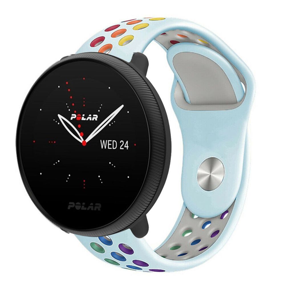 Strap-it Polar Ignite 3 Sportarmband (Hellblau/Bunt)