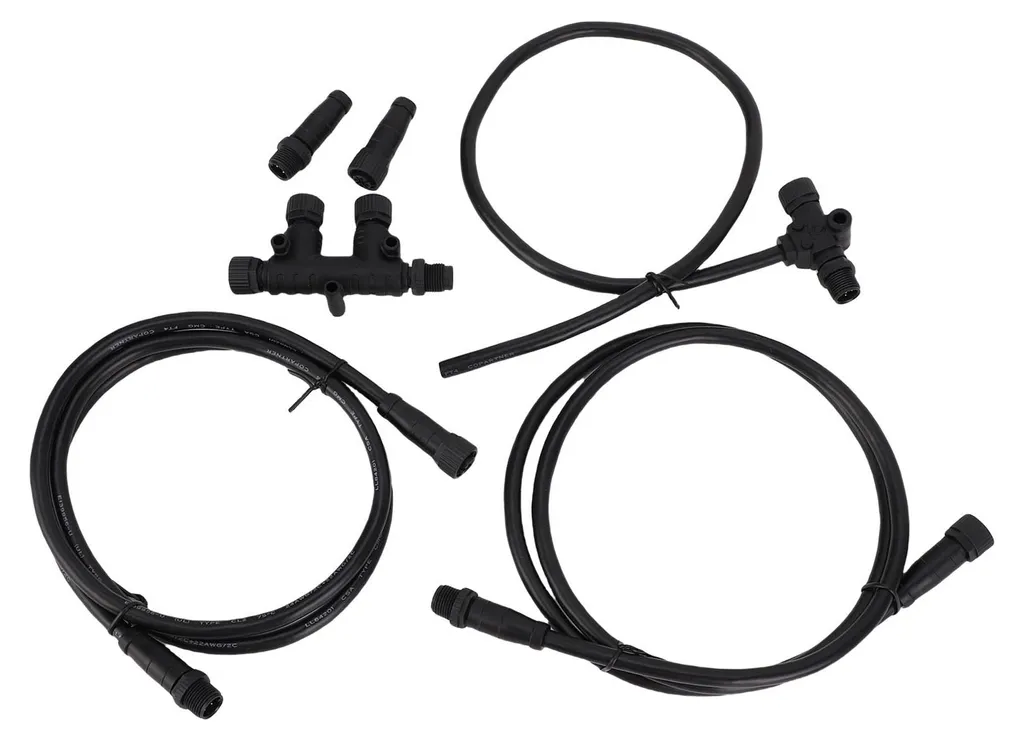 Kit de démarrage NMEA 2000 avec câbles marine et connecteurs M12 5 broches - 6