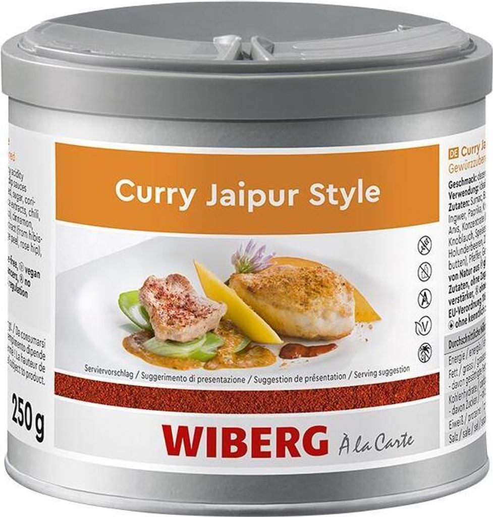 Wiberg-Curry Jaipur Style Gewürzzubereitung, kräftig rot 250g