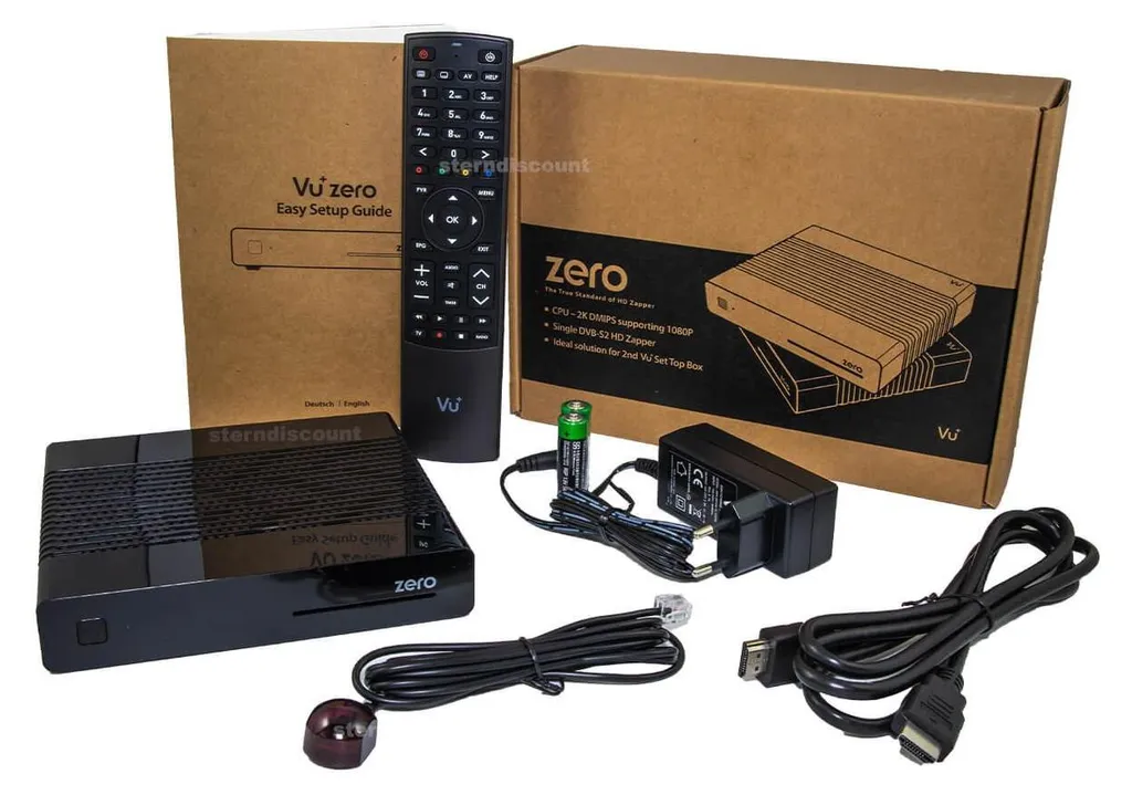 Vu+ ZERO Satellite Full HD Nero Decoder Linux Enigma2 Originale - 21