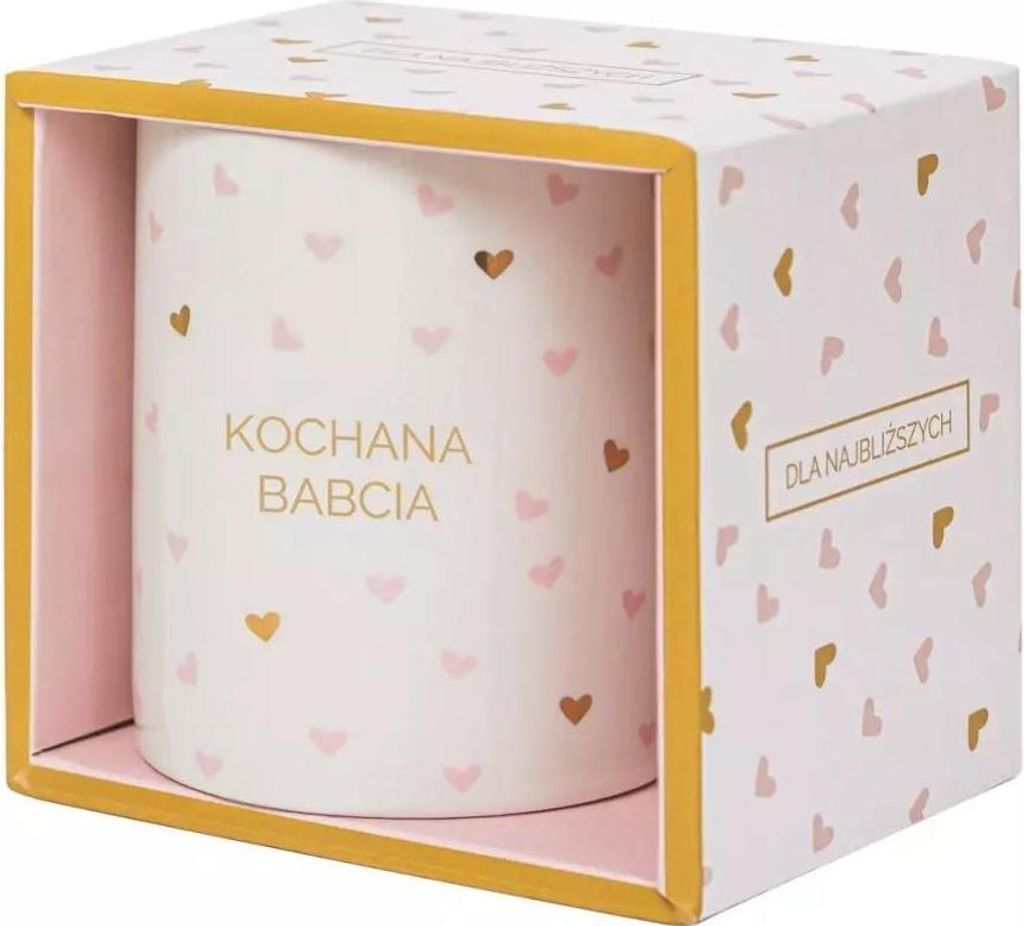 Kubek prezentowy z dedykacją Kochana Babcia 350 ml