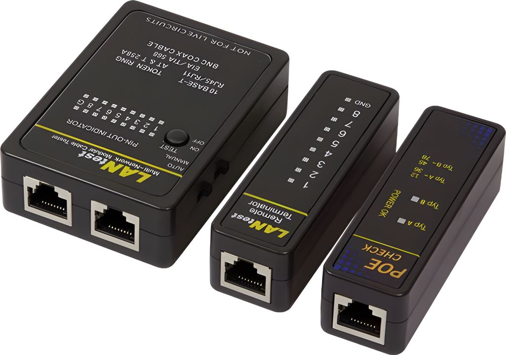 Logilink Kabeltester LAN & PoE Finder Produktbild 