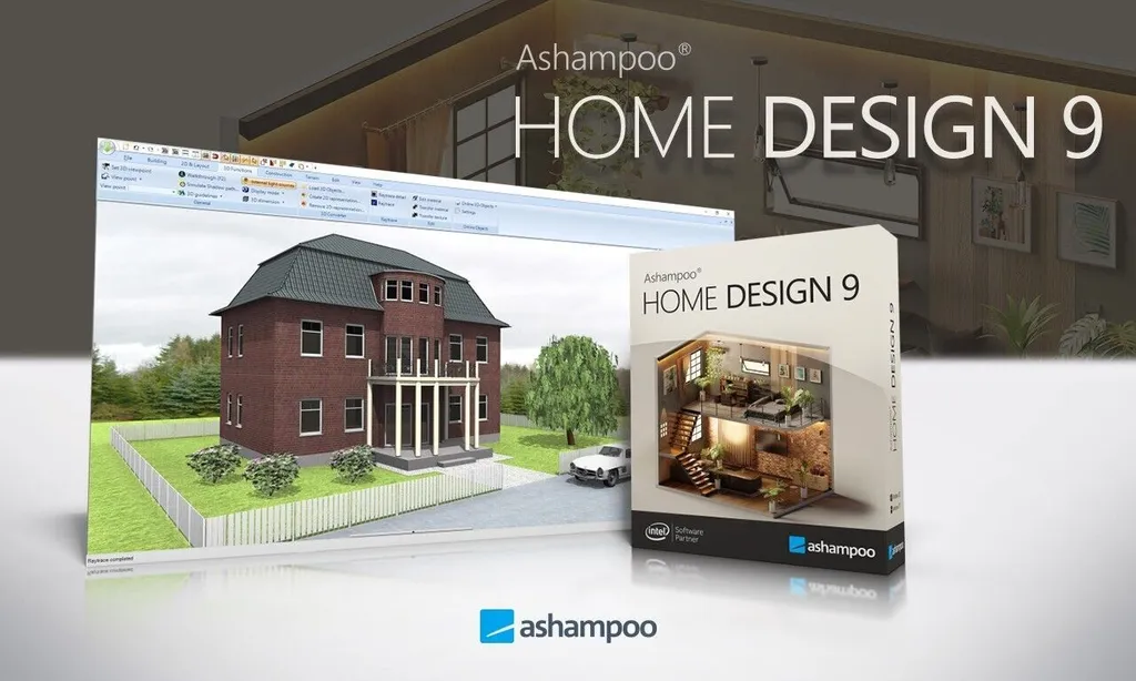 Logiciel d'architecture 3D Ashampoo Home Design 9 pour PC Windows