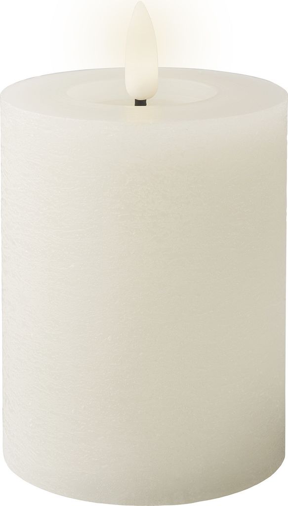 LUMINEO Kerze LED Wachs indoor 486768 11cm weiß Produktbild 