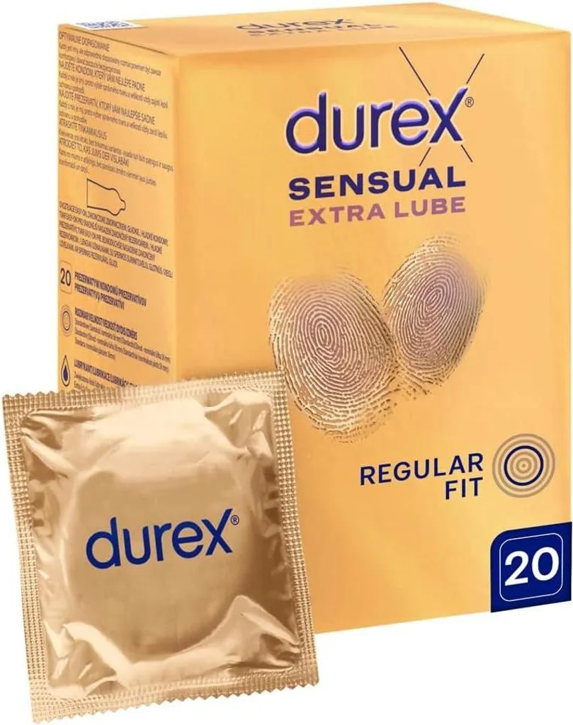 Stock 20 Pezzi Durex Sensual Extra Lubrificati - Miglior Prezzo Online