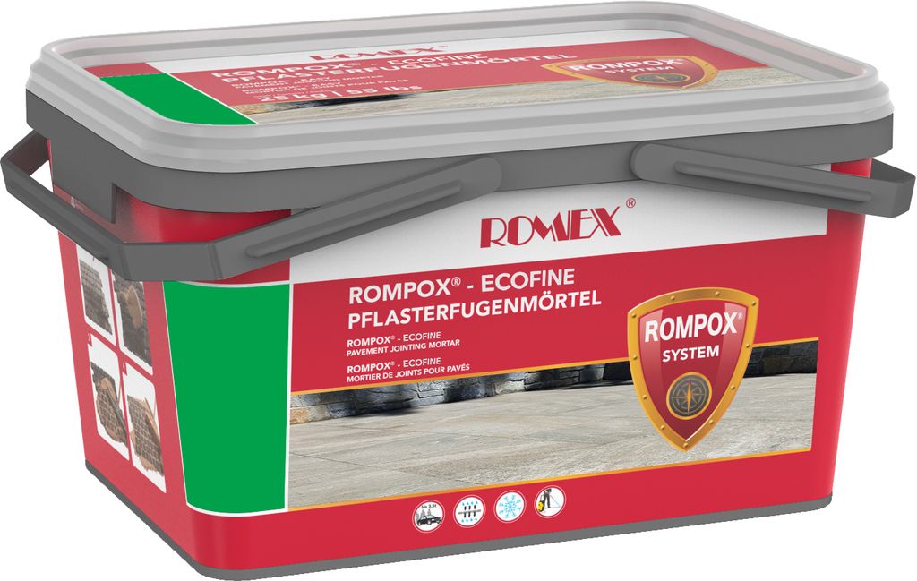 ROMEX ROMPOX-ECOFINE Pflasterfugenmörtel 1K grau 25kg Produktbild 
