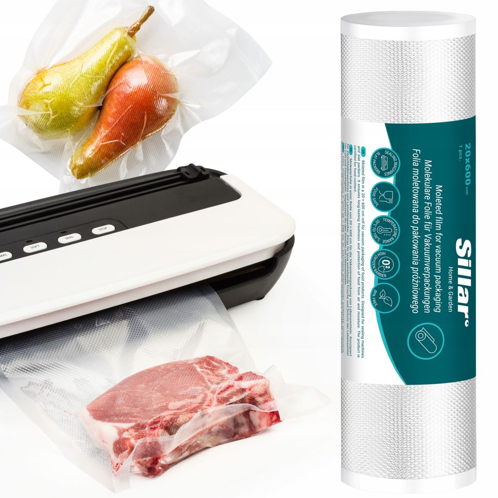 15 Sacchetti Sottovuoto Riutilizzabili Con Clip – Per Alimenti, Senza BPA