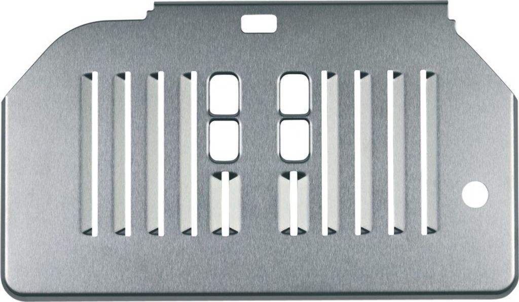 Abtropfblech Abtropfschale Abtropfschalenabdeckung Abdeckung Gitter silber Bosch Siemens 12004552 Kaffeemaschine Kaffeeautomat VeroAroma 500 EQ.6 s...