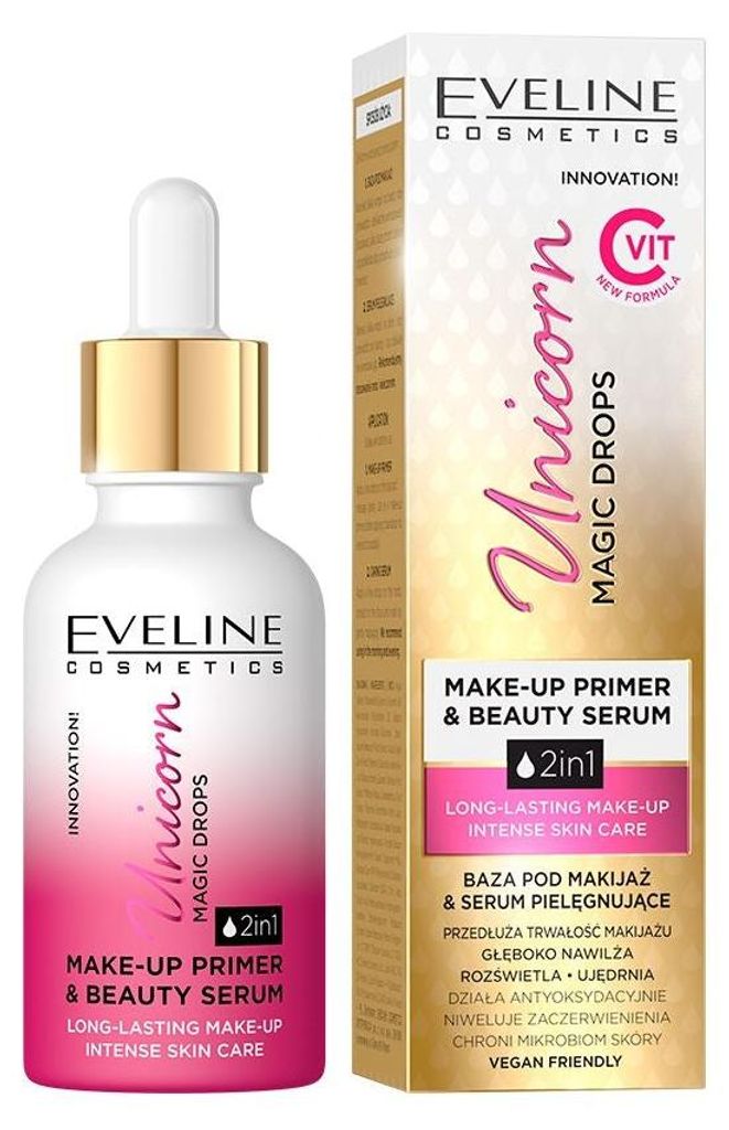 Eveline Cosmetics Unicorn Magic Drops – langanhaltender, glänzender Make-up-Primer