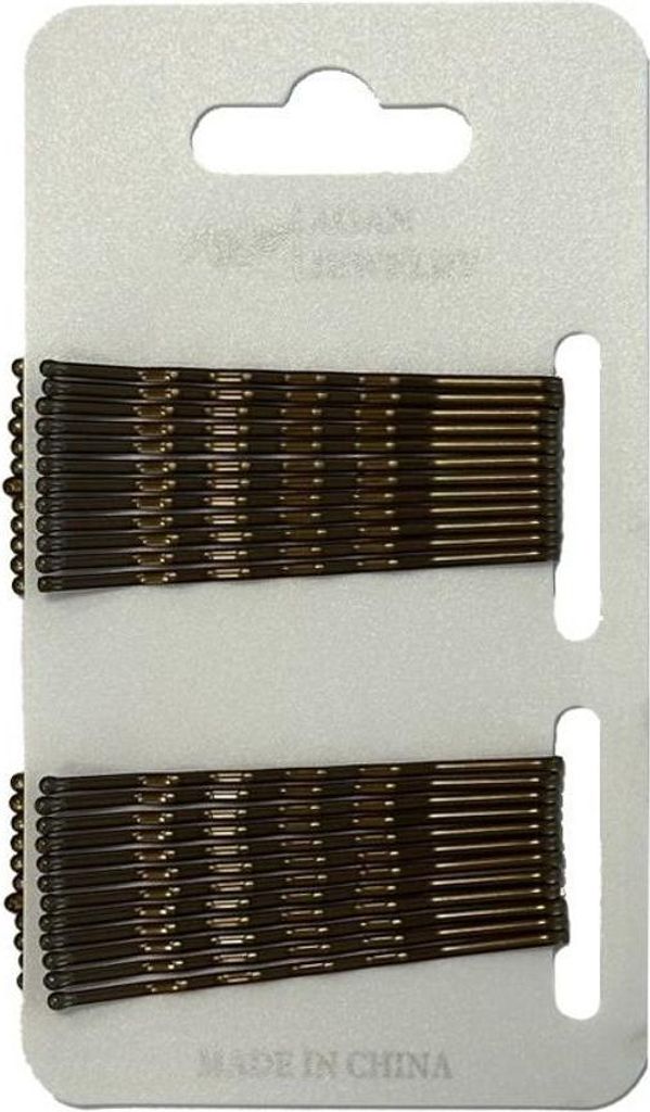 Haibu Haarspange Braun 6,5cm-28st