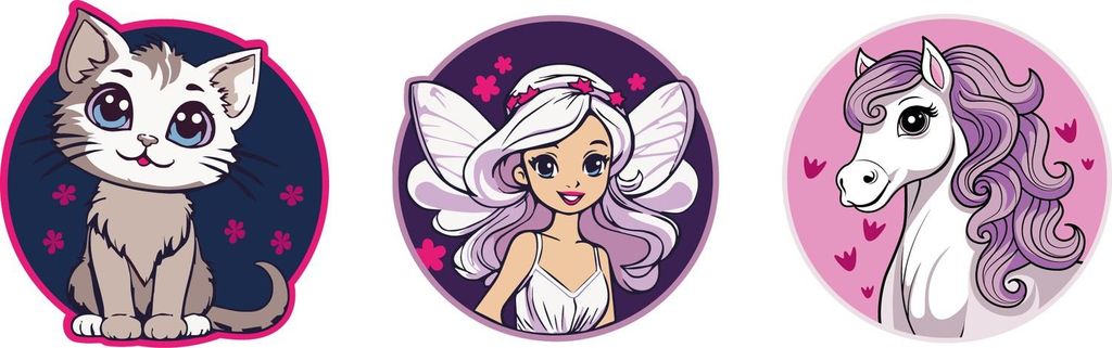 Schneiders patches accessori per lo zaino Patches 3 teilig Immagine del prodotto 
