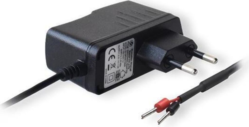 EU 2-Pin-Netzteil 9 W für TRB2x5 Geräte, 9V mit Kurzschlussschutz