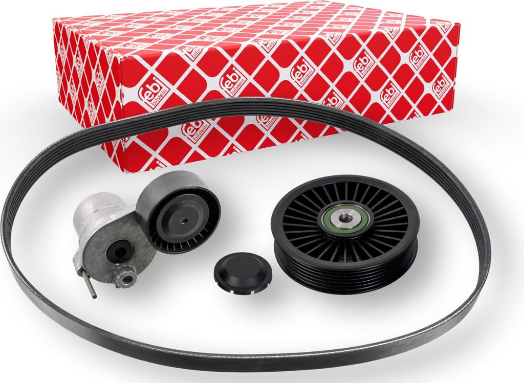 FEBI BILSTEIN 177981 Keilrippenriemensatz passend für MERCEDES-BENZ C-Klasse T-modell (S205)