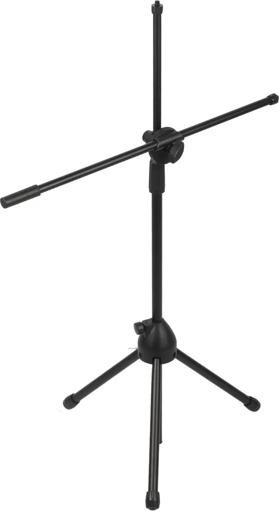 Support micro de sol pour chant et discours hauteur modulable avec perche