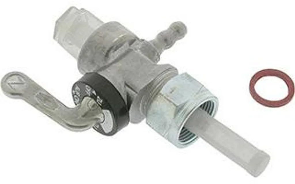 Stop fuite essence : Robinet métallique M16x100 gauche Hako Jlo