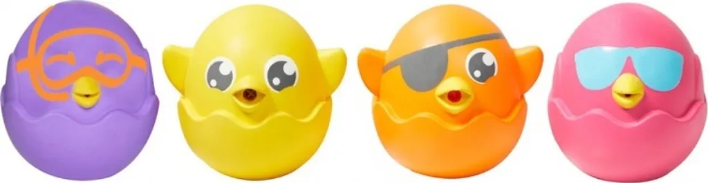 Oeufs de Bain Tomy Flottants et Arroseurs - Jouets sans BPA pour Bébé