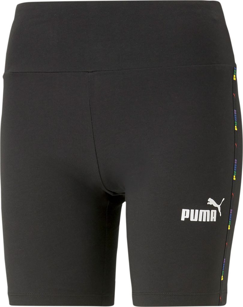 PUMA Power Love Is Love Tape 7" Radlerhose Damen 01 - puma black S